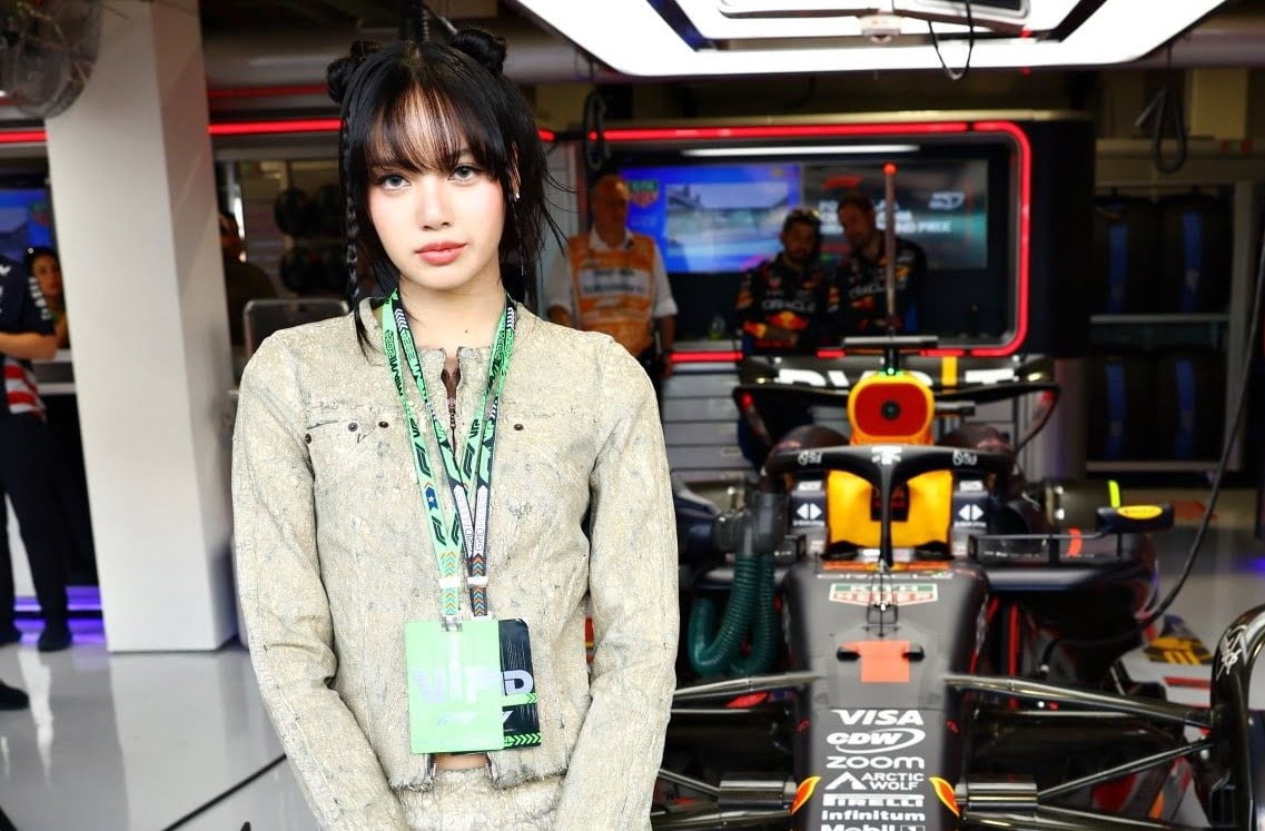 Lisa và dàn sao quy tụ ở giải đua F1