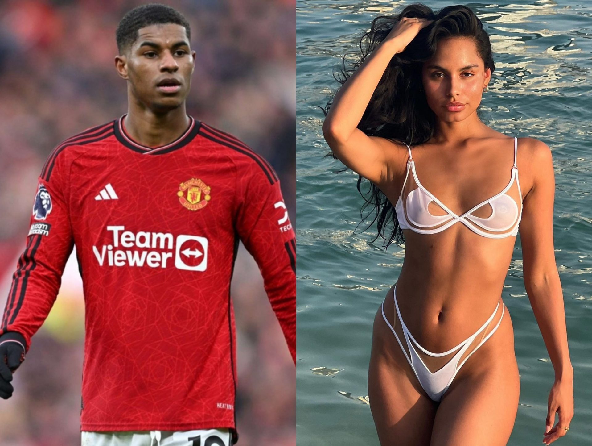 Nhan sắc người mẫu hẹn hò tiền đạo Rashford của MU