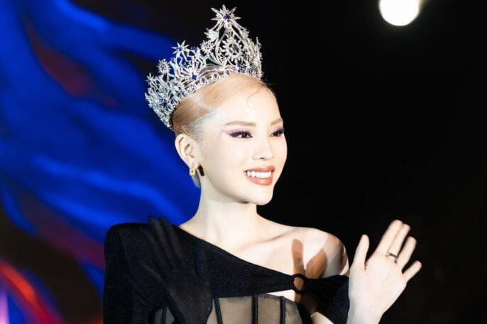 Hoa hậu Kỳ Duyên ‘trọc đầu’ gây tranh cãi: Tóc hồng hay lỗi trang điểm?