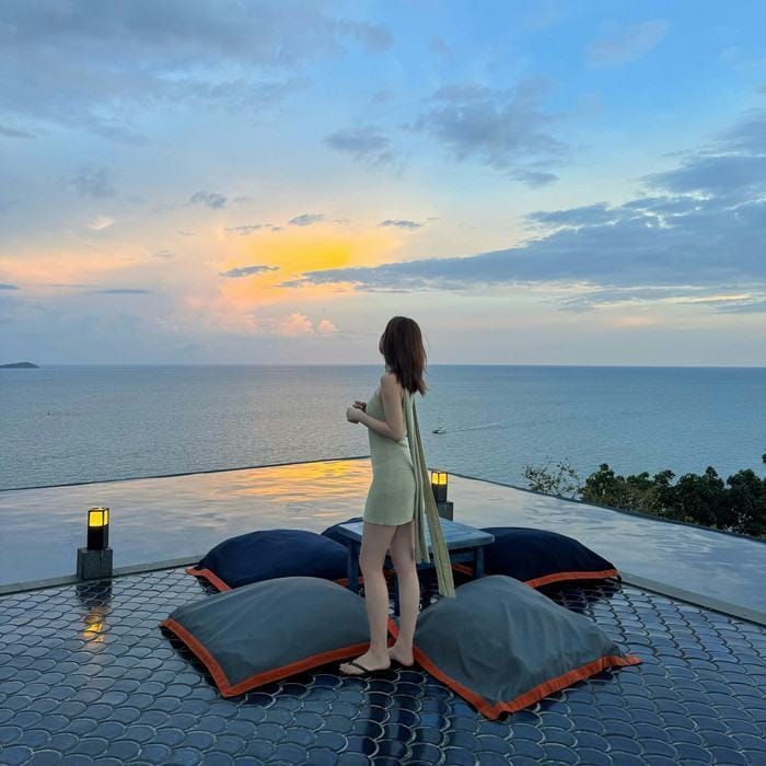 Miki Dương Ái Cẩn và chồng