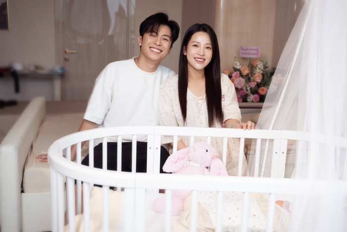 Puka - Gin Tuấn Kiệt đón con đầu lòng chào đời sau gần 2 năm kết hôn. (Ảnh: FBNV)