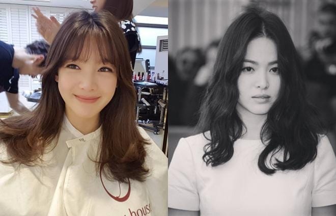 Jung Ga Eun từng được xem là 'chị em song sinh' với Song Hye Kyo vì gương mặt giống hệt.
