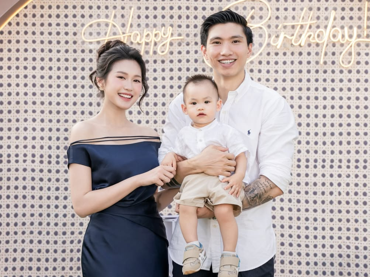 Gia đình nhỏ của Đoàn Văn Hậu và Doãn Hải My