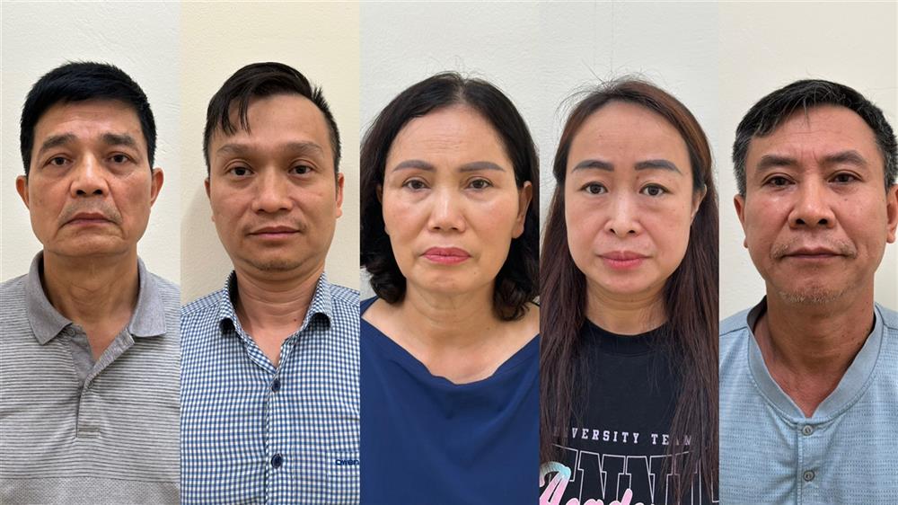 Các đối tượng bị khởi tố trong vụ án sữa giả