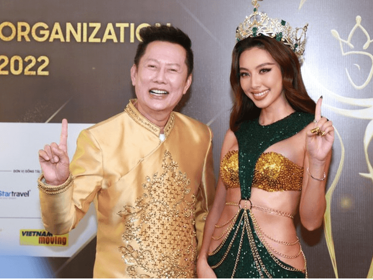 Chủ tịch Nawat và Hoa hậu Thùy Tiên