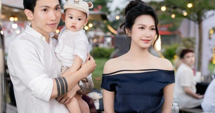 Doãn Hải My khoe nhan sắc ‘đỉnh cao’ trong tiệc thôi nôi con trai
