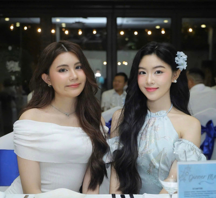 Mai Thảo Linh (Lọ Lem) và Mai Thảo Ngọc (Hạt Dẻ) nhận được sự quan tâm khi là con gái của MC Quyền Linh. (Ảnh: FBNV)