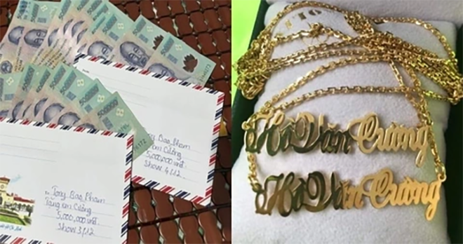 Thậm chí, có fan còn tặng phong bì, vàng cho Hồ Văn Cường.