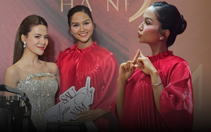 H’Hen Niê gây bão với nghi vấn mang thai tại họp báo Hà Nhi