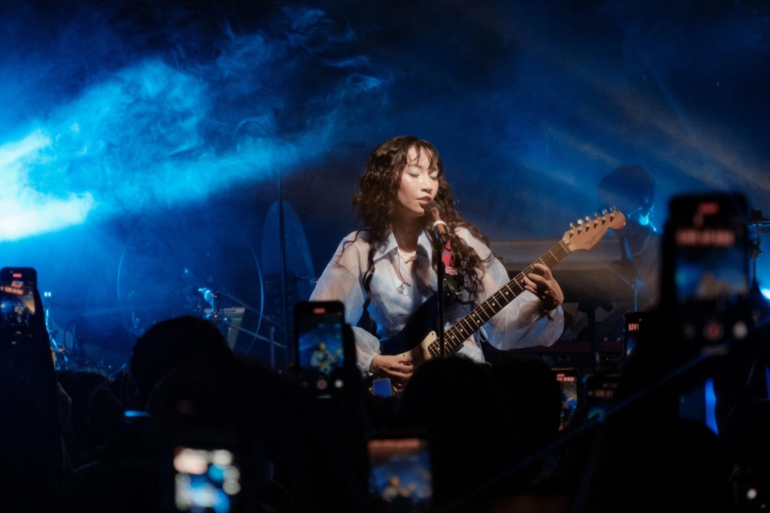 Mỹ Anh trong đêm nhạc “Phases of the moon” tối 18/5 tại Hà Nội (Ảnh: Nhân vật cung cấp).