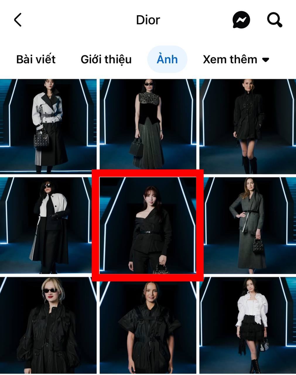 Hình ảnh Hoa hậu Thuỳ Tiên đã được khôi phục lại trên trang chủ của Dior hồi cuối tháng 4 vừa qua