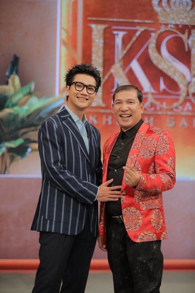 NSƯT Quang Thắng và MC Công Tố trong chương trình Khách sạn 5 sao