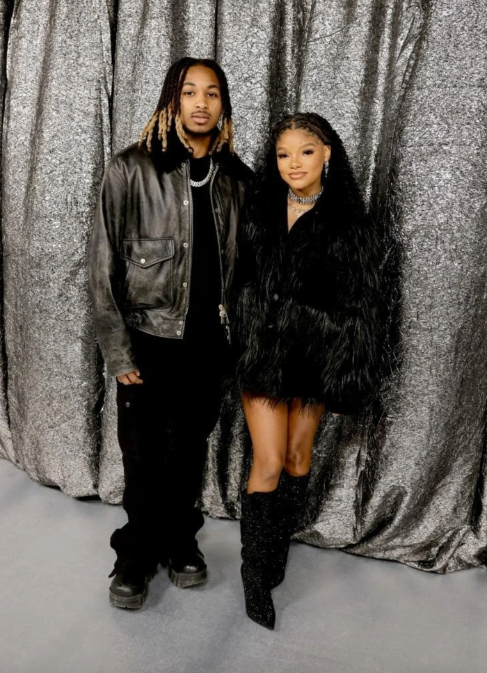 Diễn viên Halle Bailey khi còn mặn nồng với rapper DDG. Ảnh: WireImage
