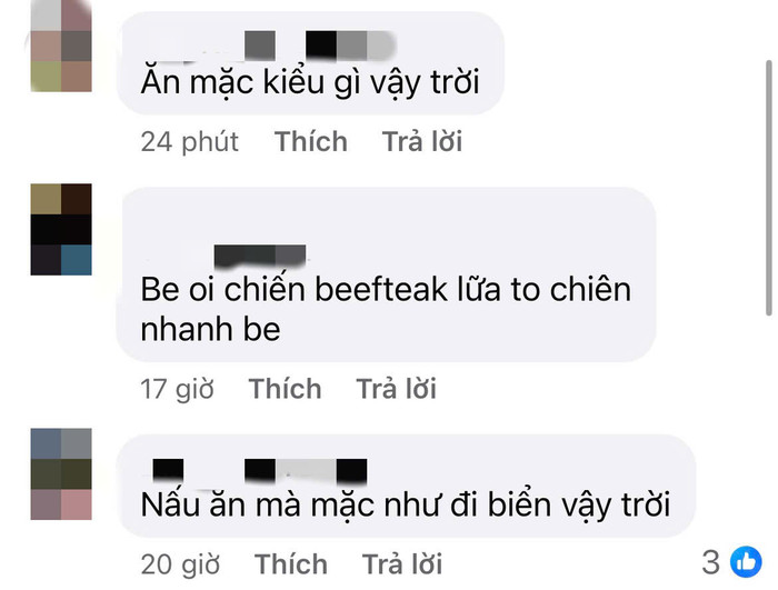 Nhiều người bày tỏ thái độ không đồng tình với cách ăn mặc của Phương Trinh Jolie trong clip. Ảnh: Chụp màn hình FBNV.